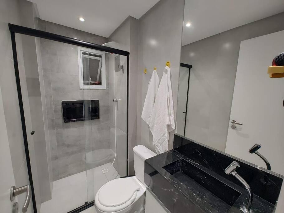 Apto Com Lazer Completo, Piscina, Ar, Mercadinho E Pet Friendly A 1 Min Da Praia Πράια Γκράντε Εξωτερικό φωτογραφία